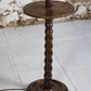 Lampadaire néo-rustique en bois tourné, 1950