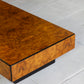 Table basse en loupe d'orme, 1970