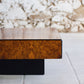 Table basse en loupe d'orme, 1970