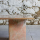 Table basse en marbre rose, 1970