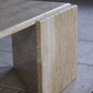 Table basse en travertin "Oeil" ou "goutte" par Roche Bobois, 1980