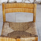 4 chaises en paille "Week-end" par Pierre Gauthier Delaye, 1950