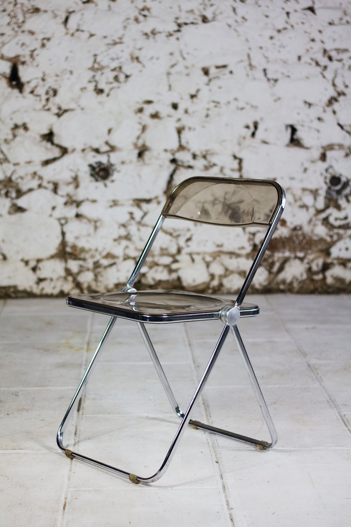 4 chaises Plia par Giancarlo Piretti pour Castelli, 1970