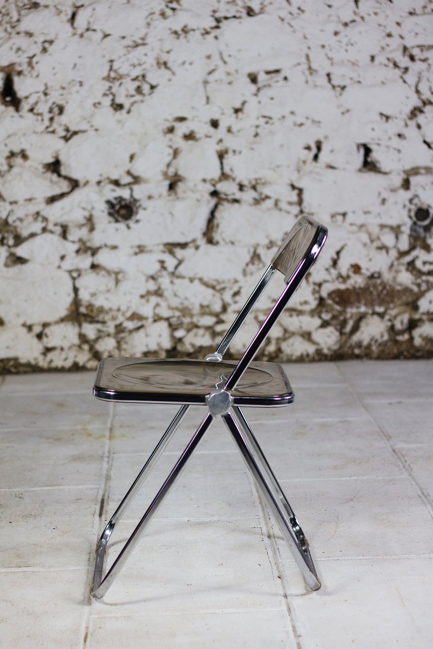 4 chaises Plia par Giancarlo Piretti pour Castelli, 1970