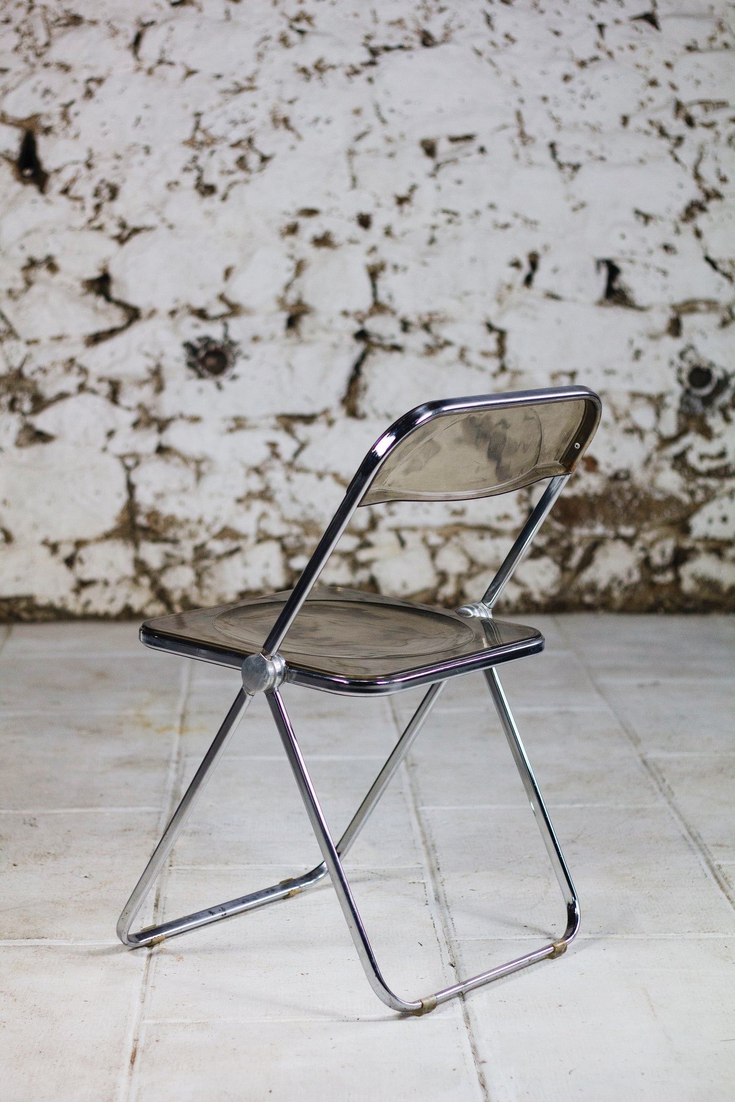 4 chaises Plia par Giancarlo Piretti pour Castelli, 1970