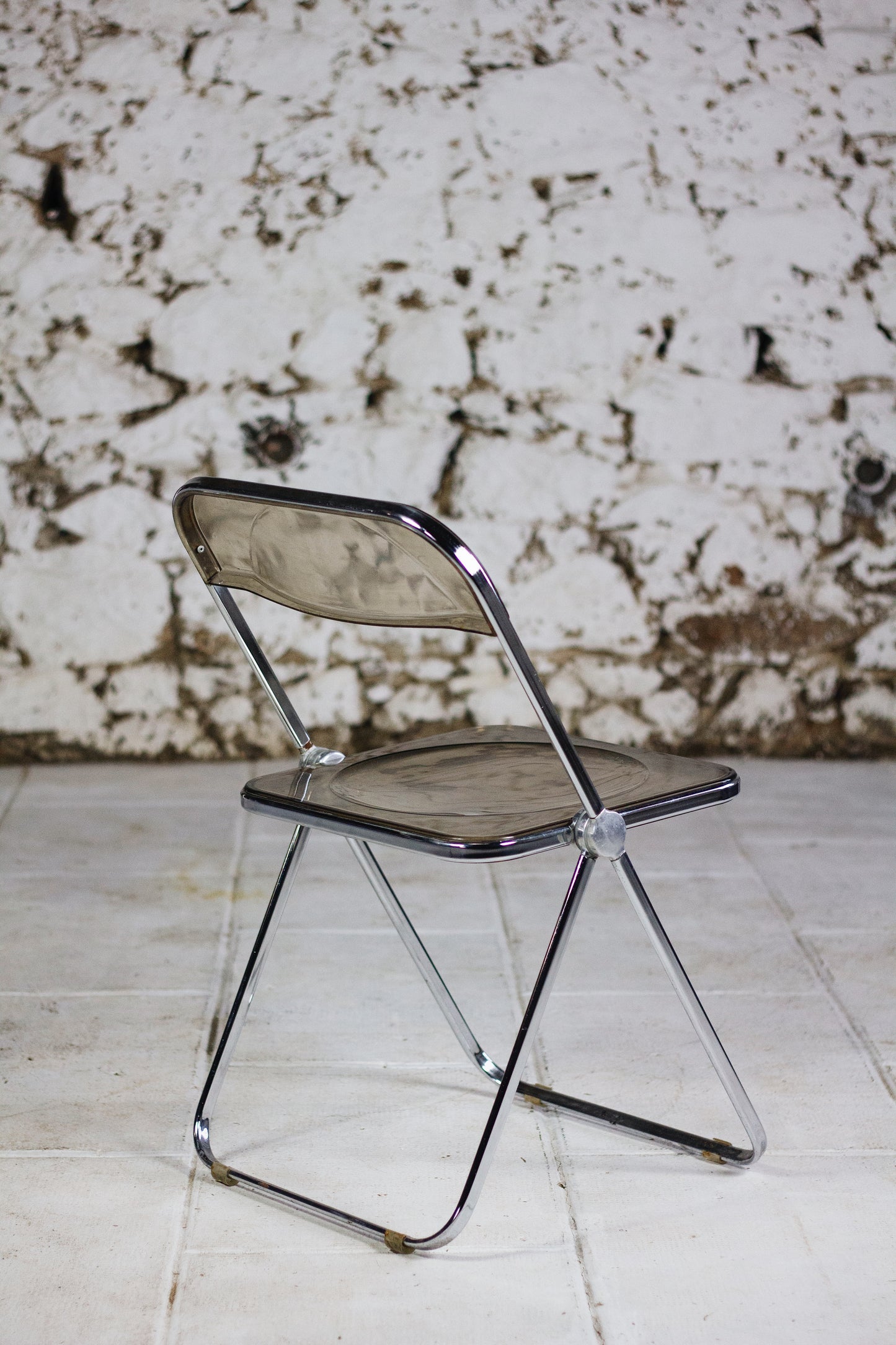 4 chaises Plia par Giancarlo Piretti pour Castelli, 1970