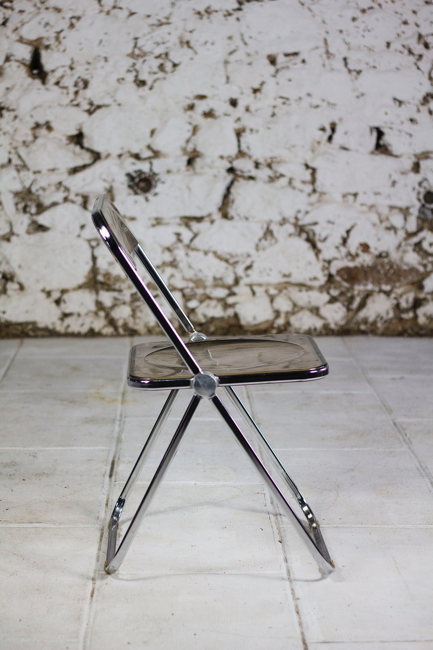 4 chaises Plia par Giancarlo Piretti pour Castelli, 1970