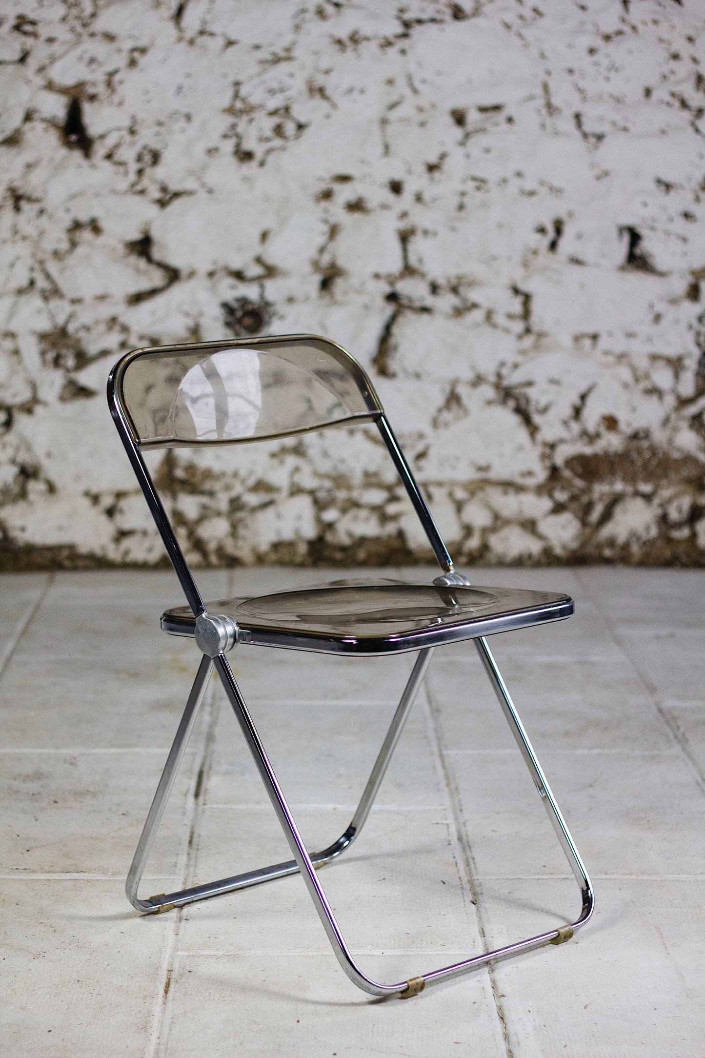 4 chaises Plia par Giancarlo Piretti pour Castelli, 1970