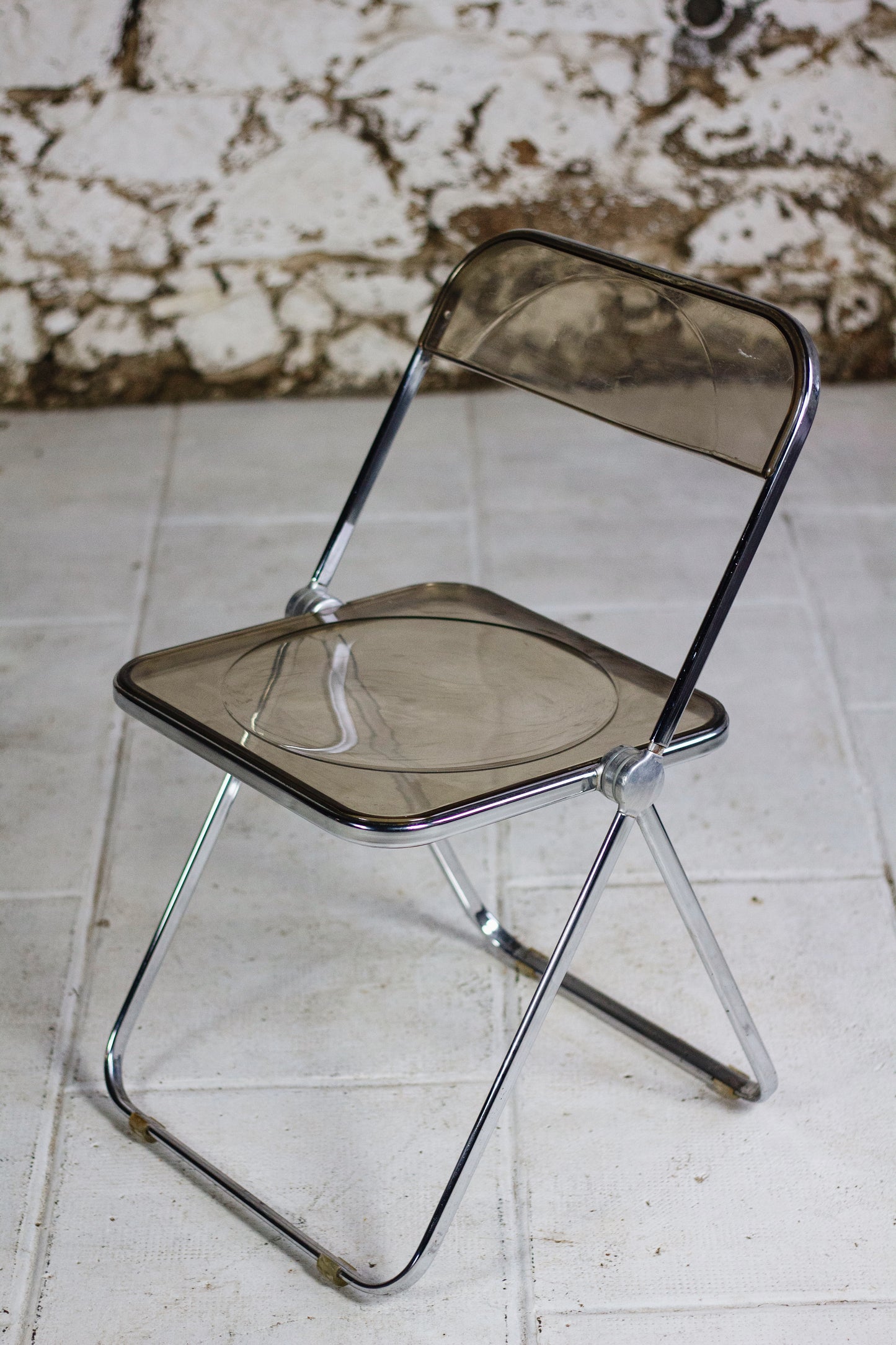 4 chaises Plia par Giancarlo Piretti pour Castelli, 1970