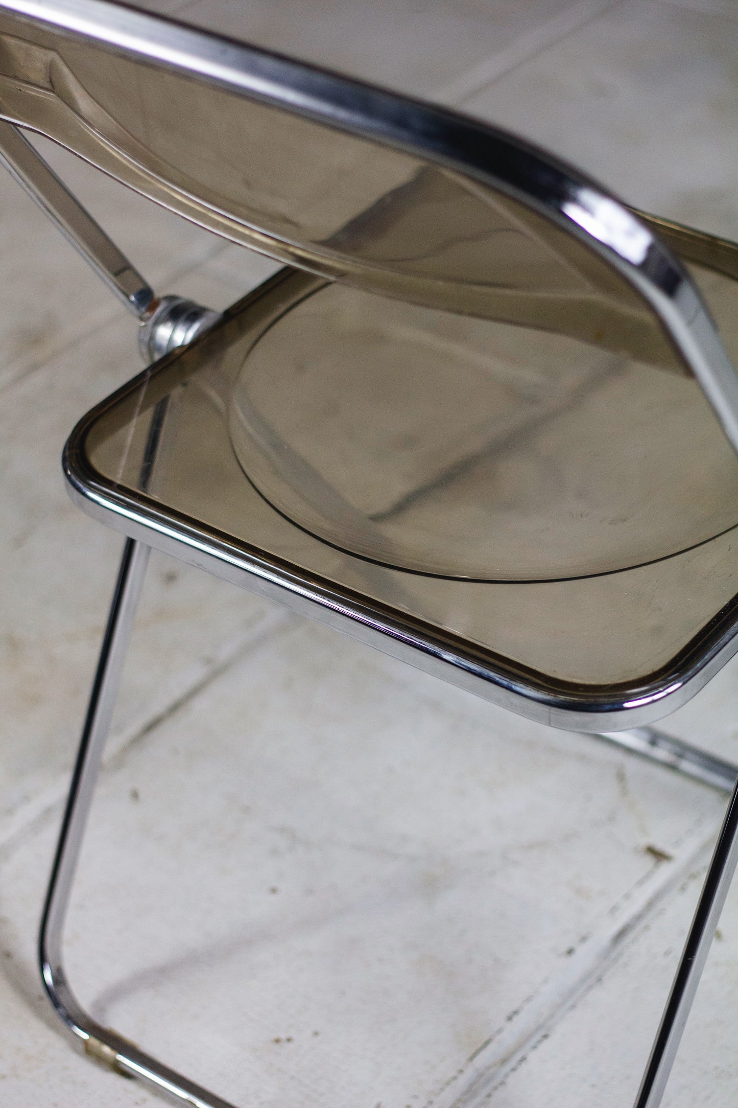 4 chaises Plia par Giancarlo Piretti pour Castelli, 1970