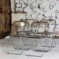 4 chaises Plia par Giancarlo Piretti pour Castelli, 1970