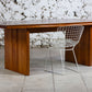Grande table en orme massif dans le style de Pierre Chapo ou Maison Regain, 1970