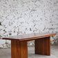 Grande table en orme massif dans le style de Pierre Chapo ou Maison Regain, 1970