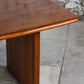 Grande table en orme massif dans le style de Pierre Chapo ou Maison Regain, 1970