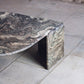Table basse en marbre forme oeil par Roche Bobois, 1970