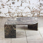 Table basse en marbre forme oeil par Roche Bobois, 1970