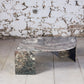 Table basse en marbre forme oeil par Roche Bobois, 1970