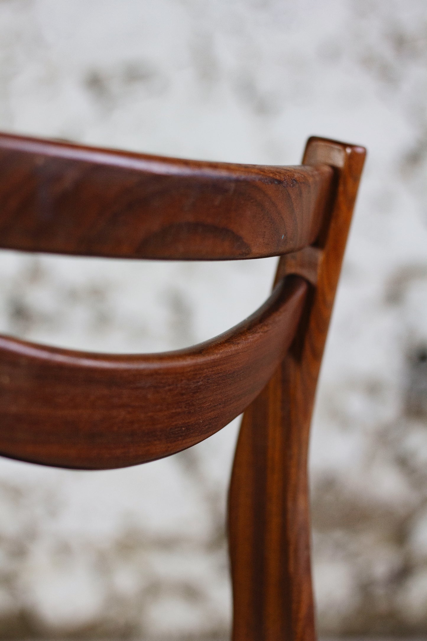 4 chaises scandinaves vintage en teck et skaï, 1960