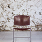Série de 9 chaises bordeaux Max Stacker pour Steelcase, 1970
