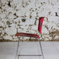 4 chaises rouges Max Stacker pour Steelcase, 1970