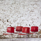 4 chaises rouges Max Stacker pour Steelcase, 1970