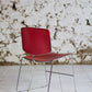 4 chaises rouges Max Stacker pour Steelcase, 1970