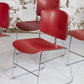 4 chaises rouges Max Stacker pour Steelcase, 1970