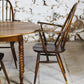 Table à rabats Louis Philippe bois tourné, XIXe siècle