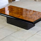 Table basse en loupe d'orme, 1970