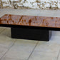 Table basse en loupe d'orme, 1970
