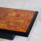 Table basse en loupe d'orme, 1970