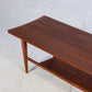 Table basse Mid-Century en teck massif par Richard Hornby pour Fyne Ladye, 1960
