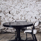 Table ronde noire Baumann extensible
