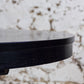 Table ronde noire Baumann extensible