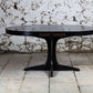 Table ronde noire Baumann extensible