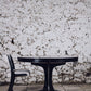 Table ronde noire Baumann extensible