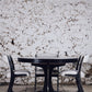 Table ronde noire Baumann extensible