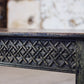 Table basse en bois sculptée indienne