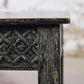 Table basse en bois sculptée indienne