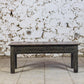 Table basse en bois sculptée indienne