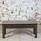 Table basse en bois sculptée indienne