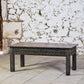 Table basse en bois sculptée indienne