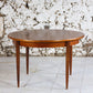 Table ronde vintage en teck, 1960