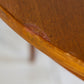 Table ronde vintage en teck, 1960