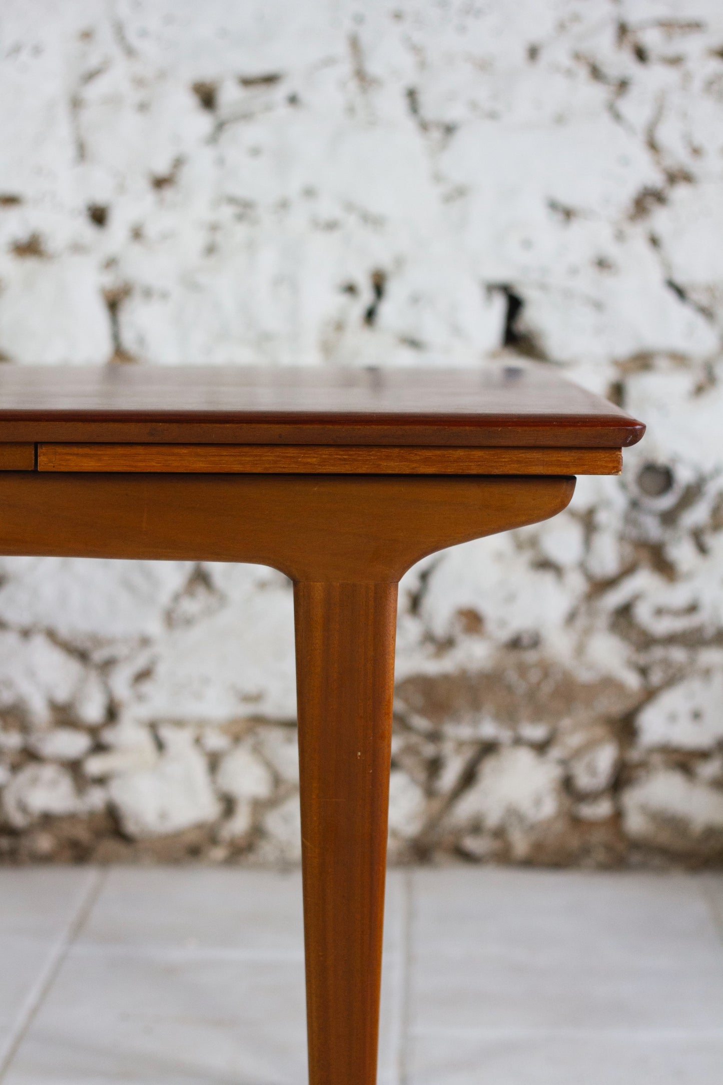 Table à manger scandinave en teck à rallonges, 1960