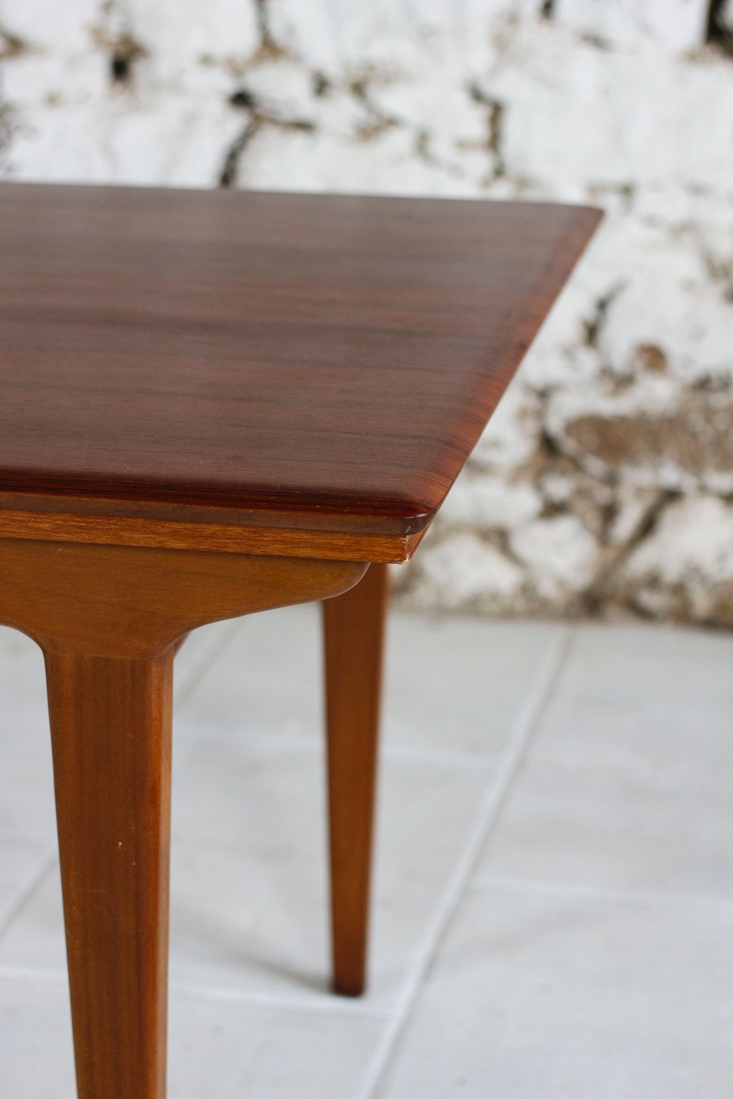 Table à manger scandinave en teck à rallonges, 1960