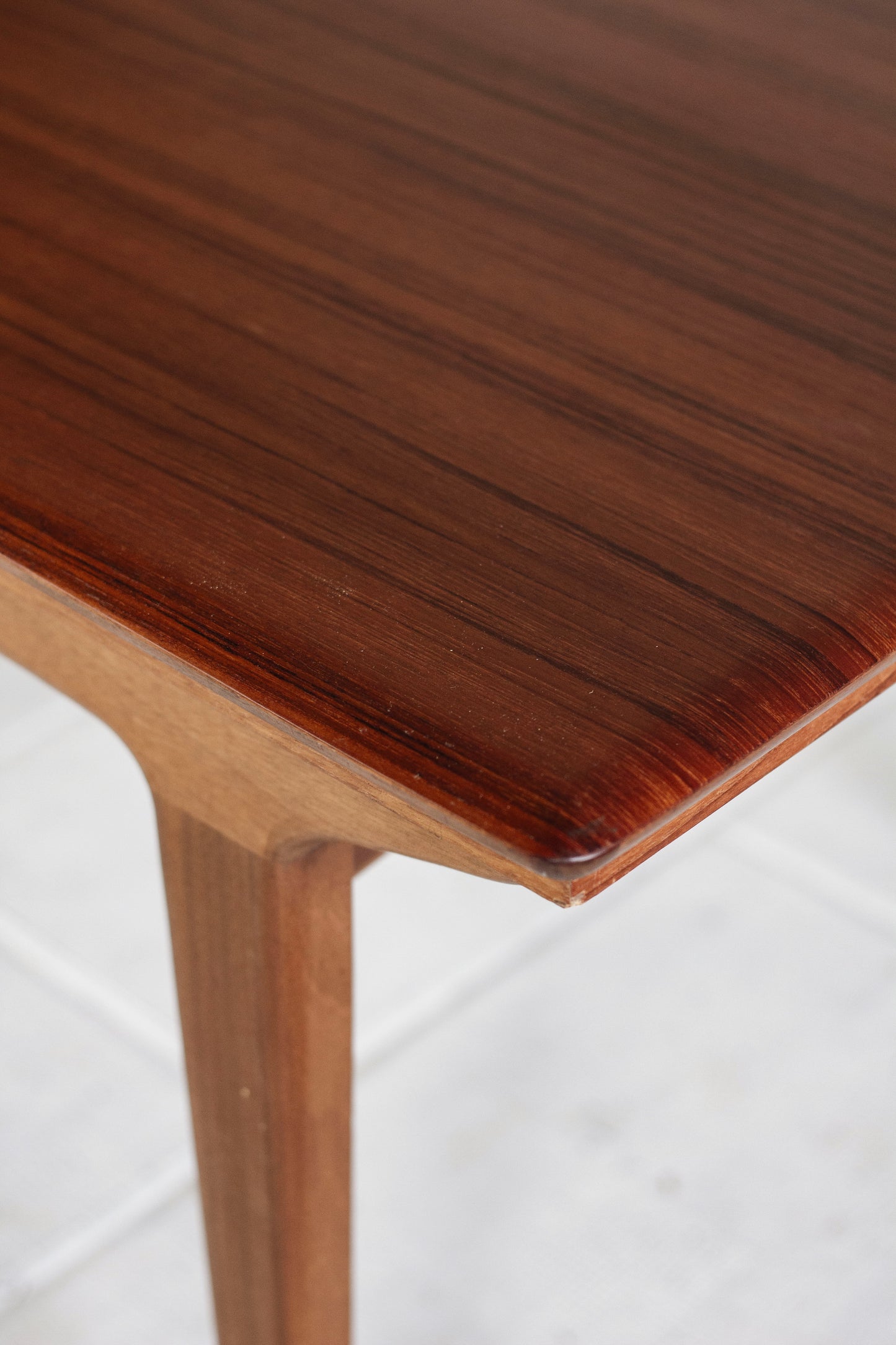 Table à manger scandinave en teck à rallonges, 1960