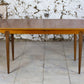 Table à manger scandinave vintage en teck, 1960