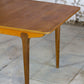 Table à manger scandinave vintage en teck, 1960