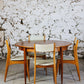 Table ronde vintage extensible en teck, 1960